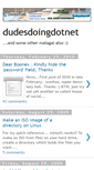 Mobile Screenshot of dudesdoingdotnet.blogspot.com