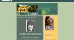 Desktop Screenshot of hammelfamilyreunion.blogspot.com