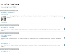 Tablet Screenshot of munson-intro2art.blogspot.com