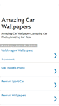 Mobile Screenshot of amazingcarwallpapers.blogspot.com