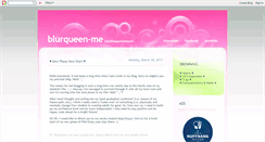 Desktop Screenshot of blurqueen-me.blogspot.com