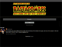 Tablet Screenshot of bastacomics.blogspot.com