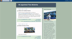 Desktop Screenshot of hisappointedtimeministry.blogspot.com