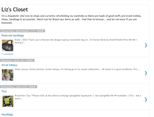 Tablet Screenshot of lizcloset.blogspot.com