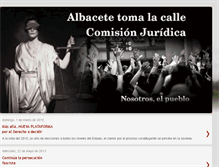Tablet Screenshot of albacetetomalacalle-comisionjuridica.blogspot.com