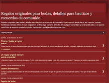 Tablet Screenshot of elmundodelregalo.blogspot.com