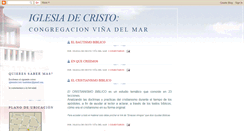 Desktop Screenshot of iglesiadecristovinadelmar.blogspot.com