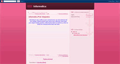 Desktop Screenshot of informaticaprofealejandra.blogspot.com