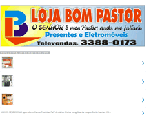 Tablet Screenshot of lojabompastor.blogspot.com