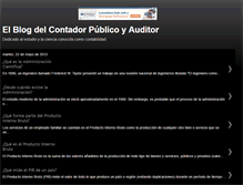 Tablet Screenshot of mcontadorpublicoyauditor.blogspot.com