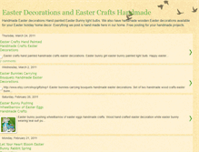 Tablet Screenshot of handmadeeasterdecorations.blogspot.com