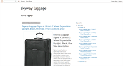 Desktop Screenshot of best-skywayluggagereview.blogspot.com