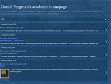 Tablet Screenshot of danielpargman.blogspot.com