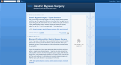 Desktop Screenshot of gastric-bypass-surgery-story.blogspot.com