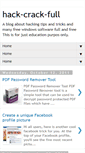 Mobile Screenshot of hack-crack-full.blogspot.com