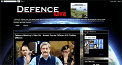 Desktop Screenshot of defencelive.blogspot.com