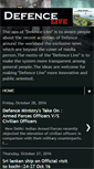 Mobile Screenshot of defencelive.blogspot.com