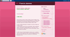 Desktop Screenshot of francisjammes.blogspot.com
