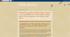 Desktop Screenshot of ihelpkarma.blogspot.com