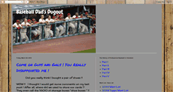 Desktop Screenshot of baseballdad-mytribeblog.blogspot.com