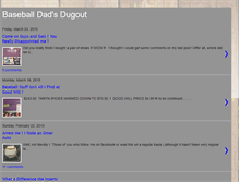 Tablet Screenshot of baseballdad-mytribeblog.blogspot.com
