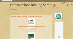 Desktop Screenshot of crownprincebrislingsardines.blogspot.com