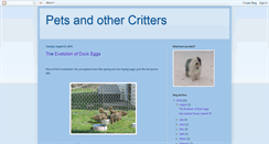 Desktop Screenshot of petsandothercritters.blogspot.com