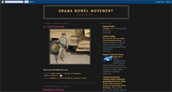 Desktop Screenshot of obamabowelmovement.blogspot.com