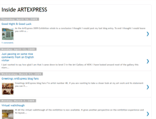 Tablet Screenshot of insideartexpress.blogspot.com