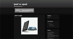 Desktop Screenshot of ipadvsapad.blogspot.com