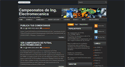 Desktop Screenshot of campeonatoselectromecanica.blogspot.com