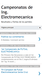 Mobile Screenshot of campeonatoselectromecanica.blogspot.com