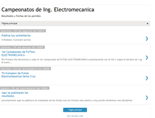 Tablet Screenshot of campeonatoselectromecanica.blogspot.com