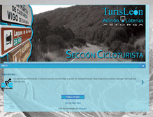 Tablet Screenshot of cicloturismoturisleon.blogspot.com