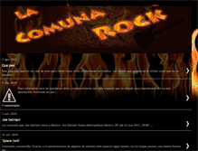 Tablet Screenshot of comunarock.blogspot.com