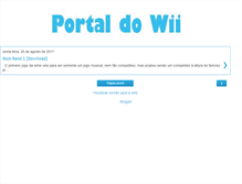 Tablet Screenshot of portaldowii.blogspot.com