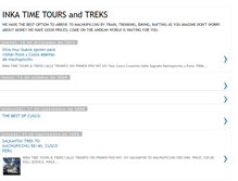 Tablet Screenshot of inkatimetours.blogspot.com