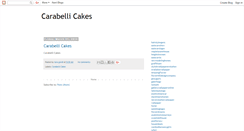 Desktop Screenshot of carabellicakes.blogspot.com