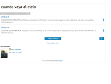 Tablet Screenshot of cuandovayaalcielo.blogspot.com