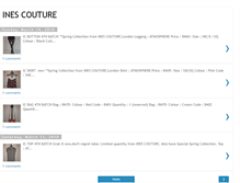 Tablet Screenshot of inescouture.blogspot.com