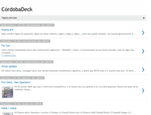 Tablet Screenshot of cordobadeck.blogspot.com