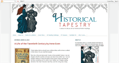 Desktop Screenshot of historicaltapestry.blogspot.com