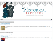 Tablet Screenshot of historicaltapestry.blogspot.com