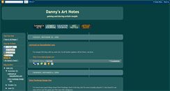 Desktop Screenshot of dannyartnotes.blogspot.com