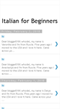 Mobile Screenshot of italian4beginners.blogspot.com