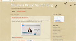 Desktop Screenshot of malaysiabrandsearch.blogspot.com