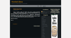 Desktop Screenshot of novedad-libros.blogspot.com
