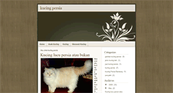 Desktop Screenshot of kucing-persia-di.blogspot.com