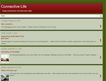 Tablet Screenshot of connectivelife.blogspot.com