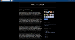 Desktop Screenshot of jawatecnica.blogspot.com